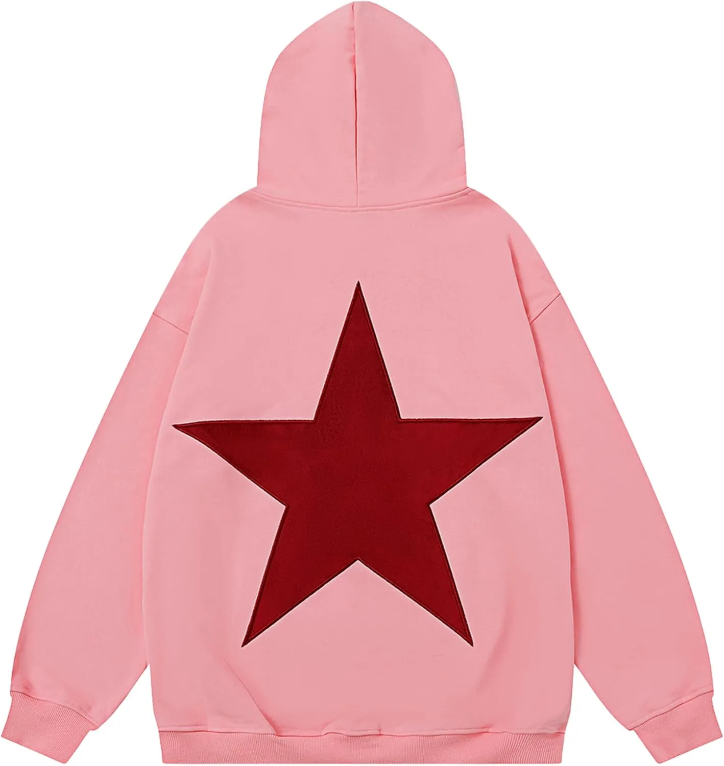 Aelfric Eden Star Hoodies Y2k Oversized Graphic Hoodies Aesthetic 90s Crewneck Sweatshirt Long Sleeve Pullover Tops