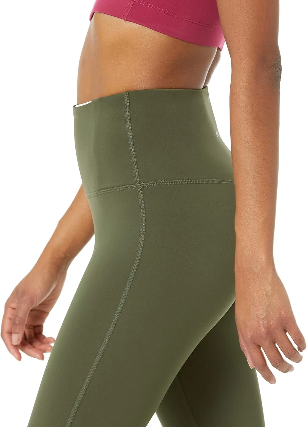 Amazon Essentials Women's Active Sculpt Workout Athleisure High Rise Capri Leggings (Available in Plus Size)