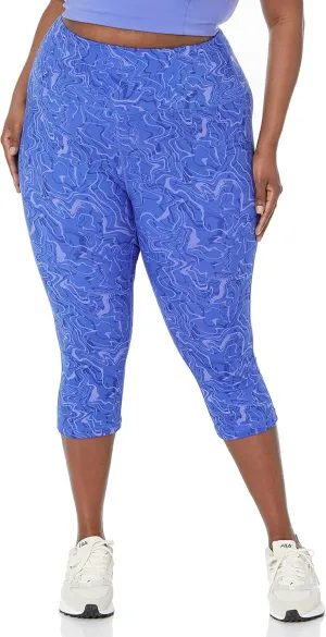 Amazon Essentials Women's Active Sculpt Workout Athleisure High Rise Capri Leggings (Available in Plus Size)