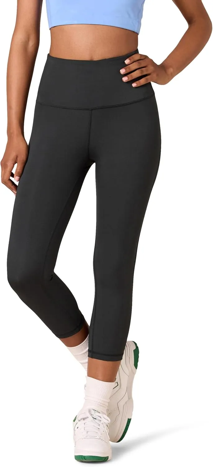 Amazon Essentials Women's Active Sculpt Workout Athleisure High Rise Capri Leggings (Available in Plus Size)