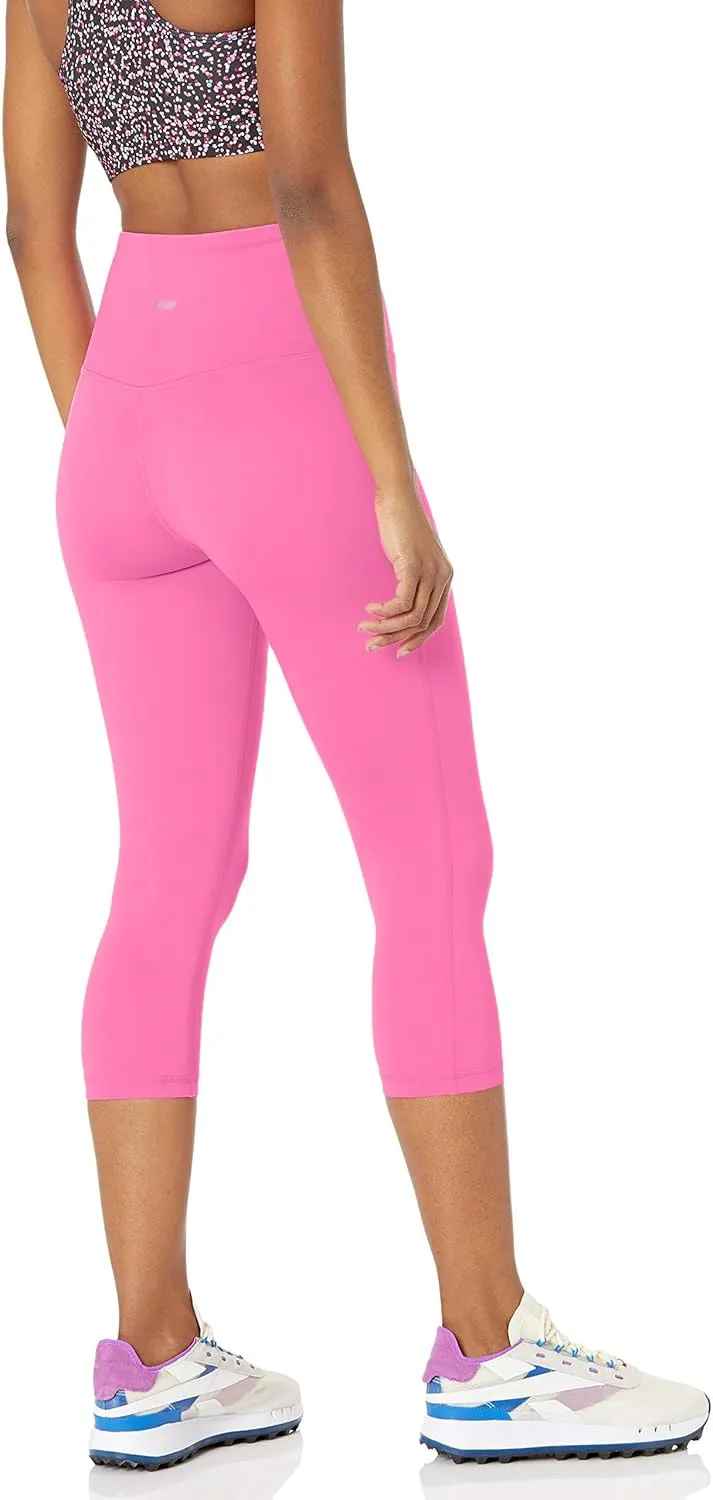 Amazon Essentials Women's Active Sculpt Workout Athleisure High Rise Capri Leggings (Available in Plus Size)