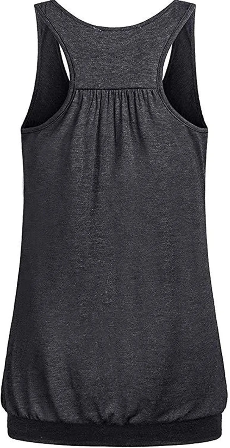 Andongnywell Plus Size Tank Tops Breastfeeding Shirt Women?s Maternity Nursing Vest Sleeveless Tops