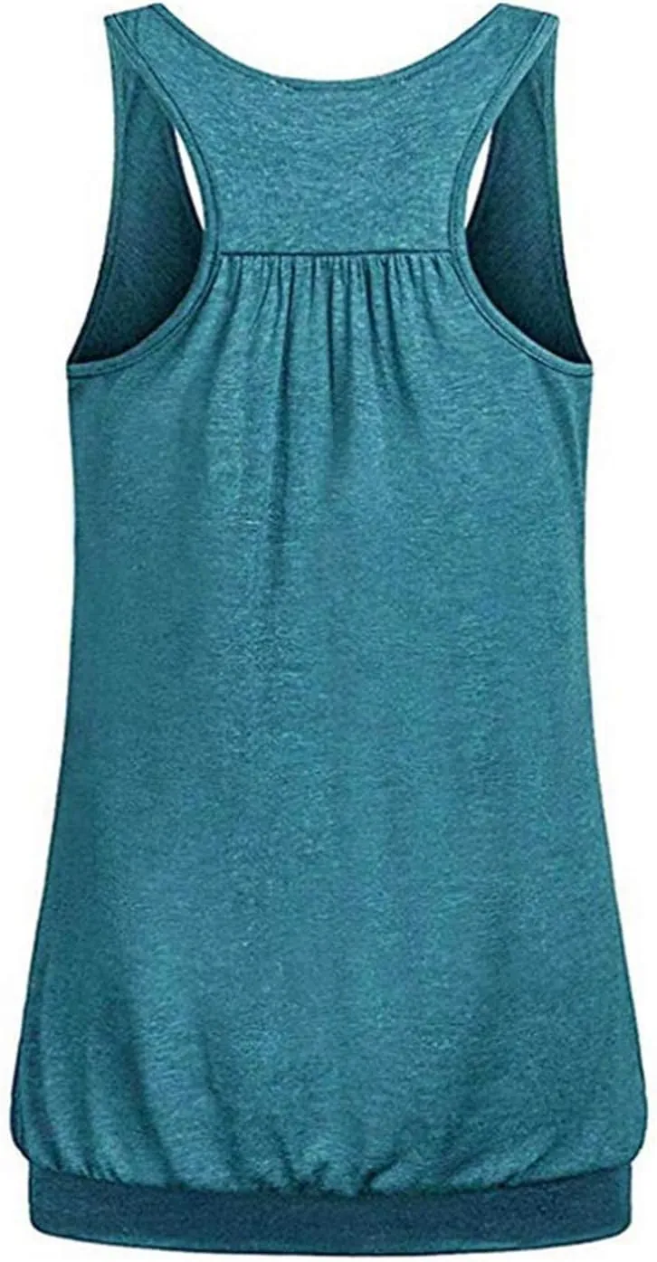 Andongnywell Plus Size Tank Tops Breastfeeding Shirt Women?s Maternity Nursing Vest Sleeveless Tops