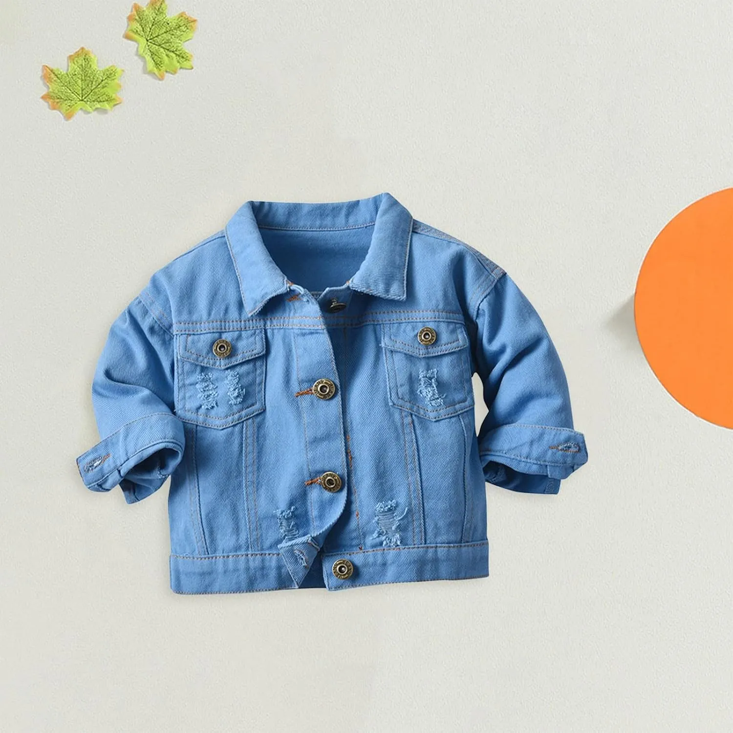 Baby Girls' Denim Jacket Baby Boys' and Toddler Denim Jacket Boys' Denim Jacket Girls' Trucker Jacket