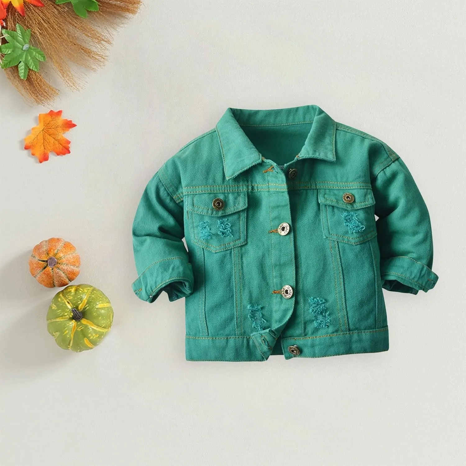 Baby Girls' Denim Jacket Baby Boys' and Toddler Denim Jacket Boys' Denim Jacket Girls' Trucker Jacket