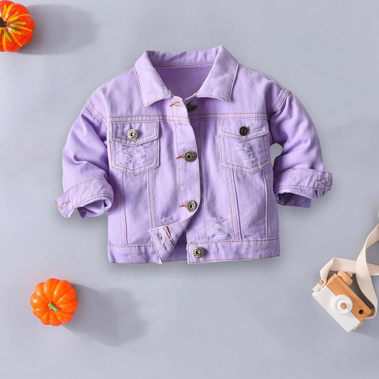 Baby Girls' Denim Jacket Baby Boys' and Toddler Denim Jacket Boys' Denim Jacket Girls' Trucker Jacket