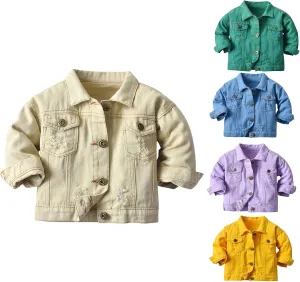Baby Girls' Denim Jacket Baby Boys' and Toddler Denim Jacket Boys' Denim Jacket Girls' Trucker Jacket
