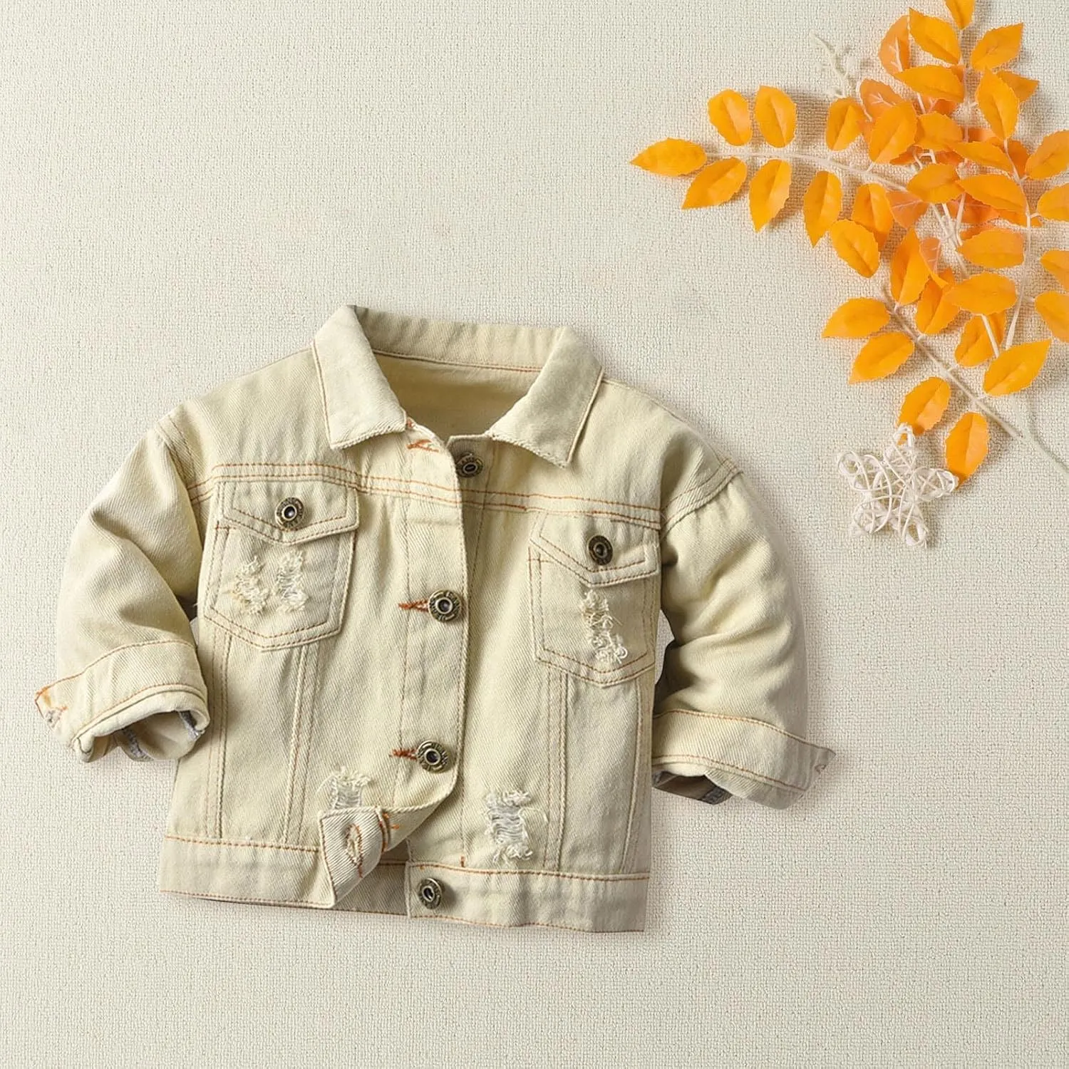 Baby Girls' Denim Jacket Baby Boys' and Toddler Denim Jacket Boys' Denim Jacket Girls' Trucker Jacket