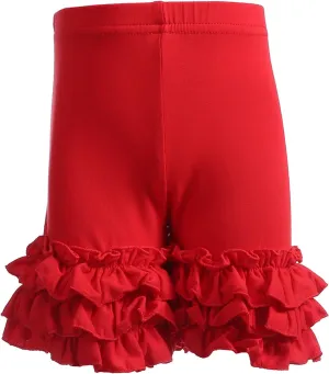 Baby Toddler Girls Ruffles Shorts Little Girls Bottoms Cotton Pants 3 Months-6T
