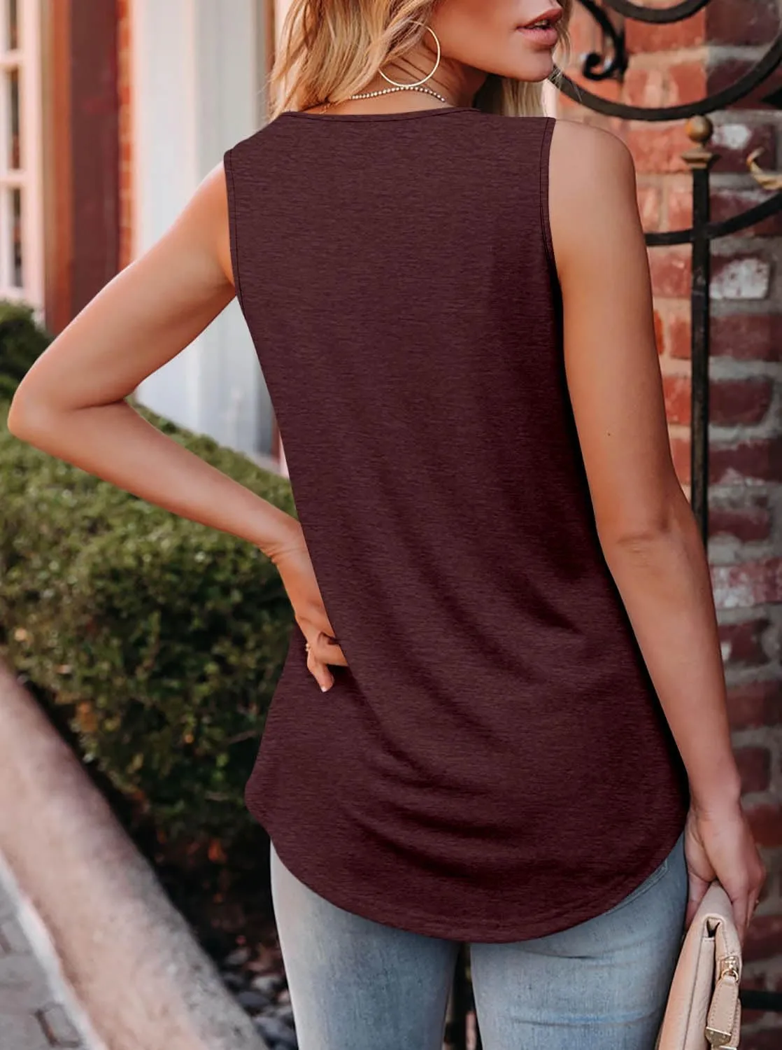 BETTE BOUTIK Womens Tank Tops Pleated Sleeveless Blouse Short Sleeve Tops Basic Shirts S-3XL