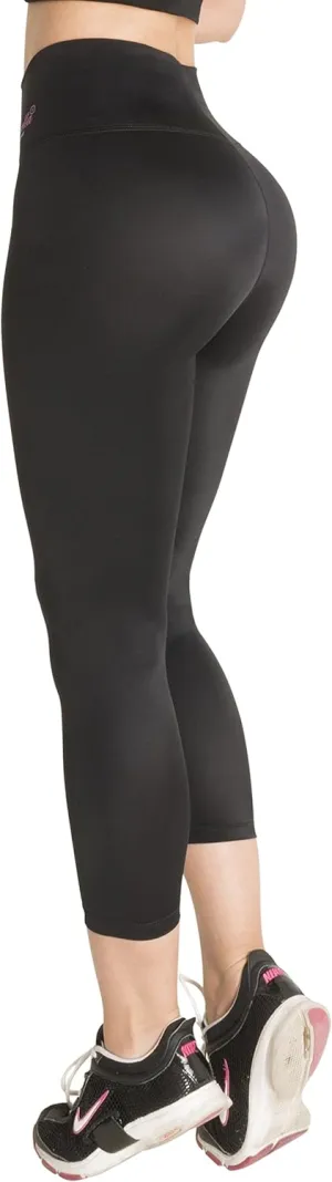 Butt Lifter Leggings High Waist Capris Powernet Levanta Cola Colombianos 401BB