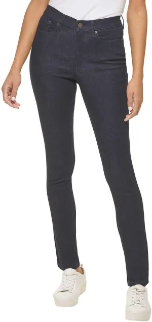 Calvin Klein Jeans Ladies' High Rise Jeans - Dark Blue 18