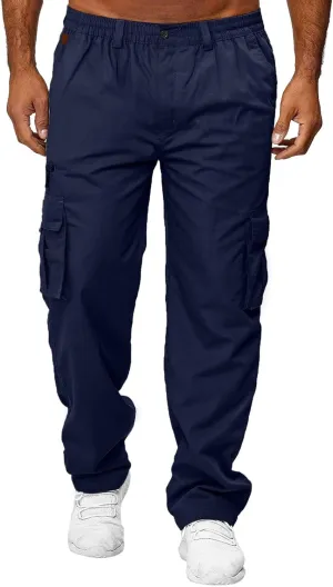 Cargo Lightweight Tactical Pants for Men Fashion Cargo Pants Multi Pocket Athletic Pants Casual Outdoor Trousers