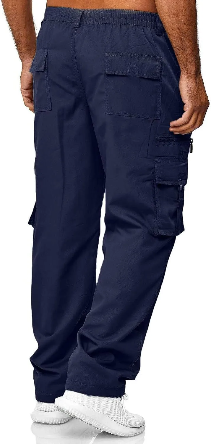 Cargo Lightweight Tactical Pants for Men Fashion Cargo Pants Multi Pocket Athletic Pants Casual Outdoor Trousers