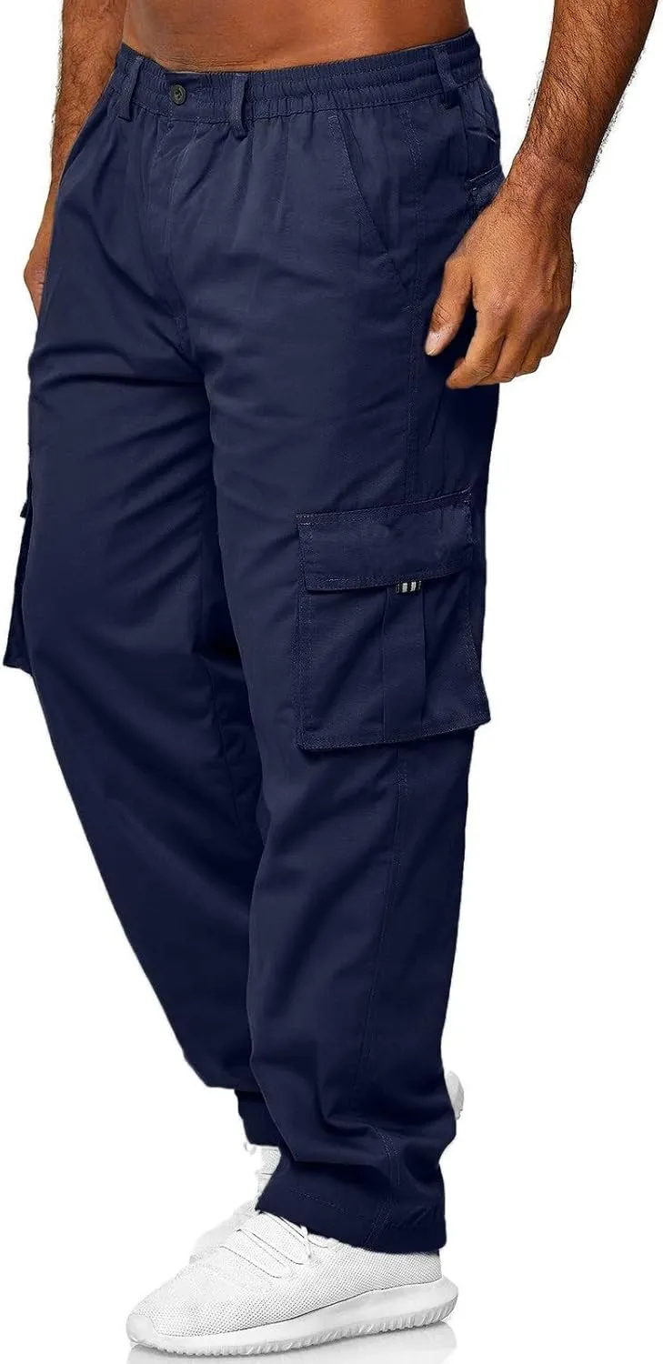Cargo Lightweight Tactical Pants for Men Fashion Cargo Pants Multi Pocket Athletic Pants Casual Outdoor Trousers