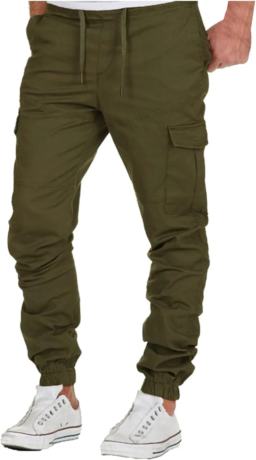 Cargo Pants for Men Relaxed Fit Mens Cargo Pants Joggers Running Sports Sweatpants Slim Fit Fashion Men's Pants Sweat