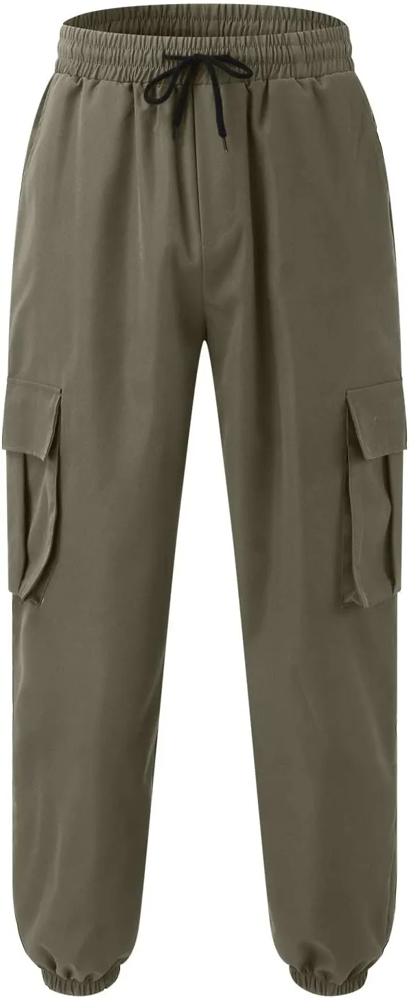 Cargo Sweatpants for Men Mens Lounge Pants Trousers Baggy Jogger Cargo Pants for Men Men's Relaxed Straight-Fit Cargo