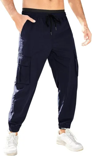 Cargo Sweatpants for Men Mens Lounge Pants Trousers Baggy Jogger Cargo Pants for Men Men's Relaxed Straight-Fit Cargo