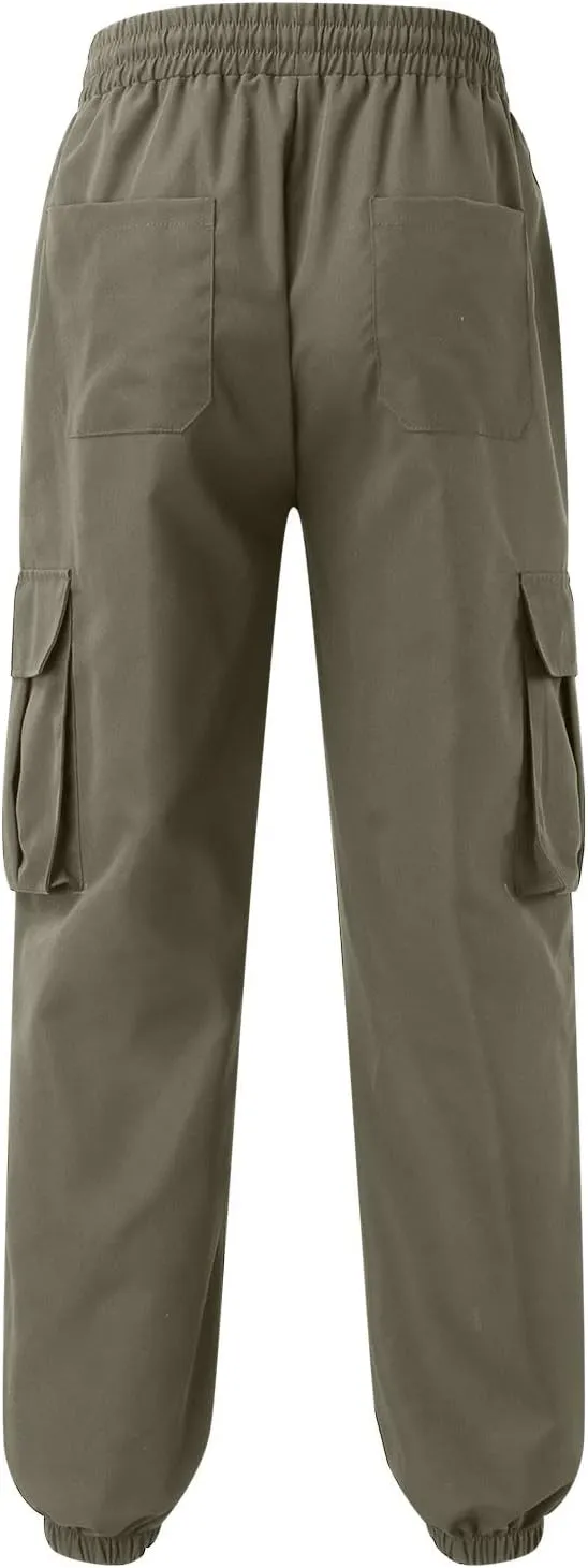 Cargo Sweatpants for Men Mens Lounge Pants Trousers Baggy Jogger Cargo Pants for Men Men's Relaxed Straight-Fit Cargo