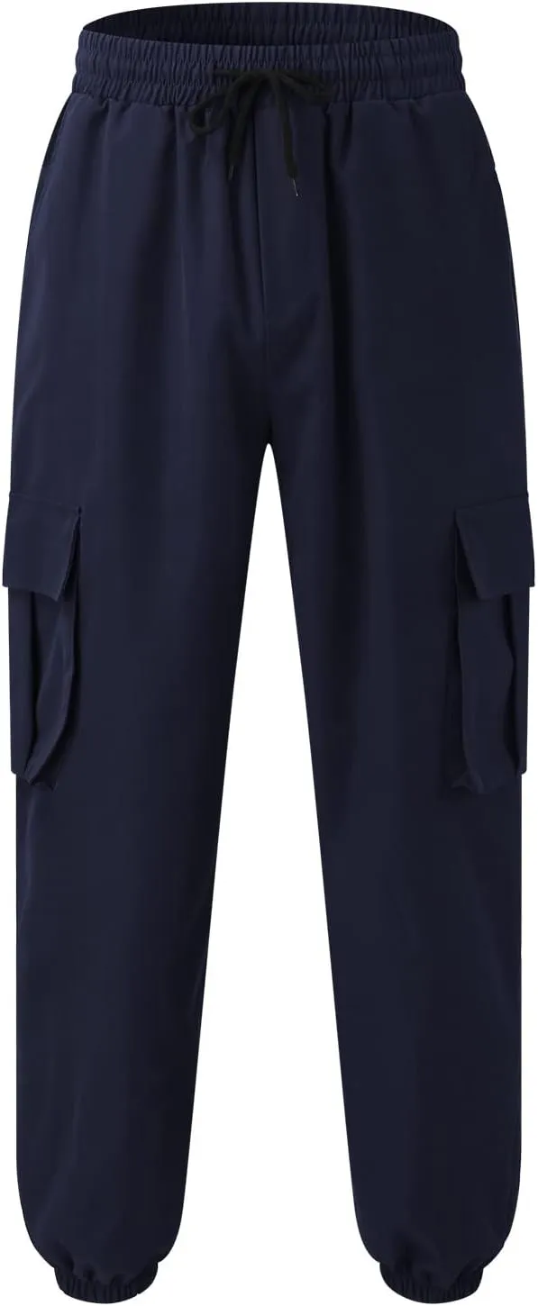 Cargo Sweatpants for Men Mens Lounge Pants Trousers Baggy Jogger Cargo Pants for Men Men's Relaxed Straight-Fit Cargo