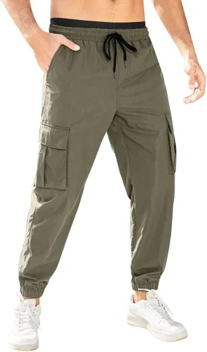Cargo Sweatpants for Men Mens Lounge Pants Trousers Baggy Jogger Cargo Pants for Men Men's Relaxed Straight-Fit Cargo