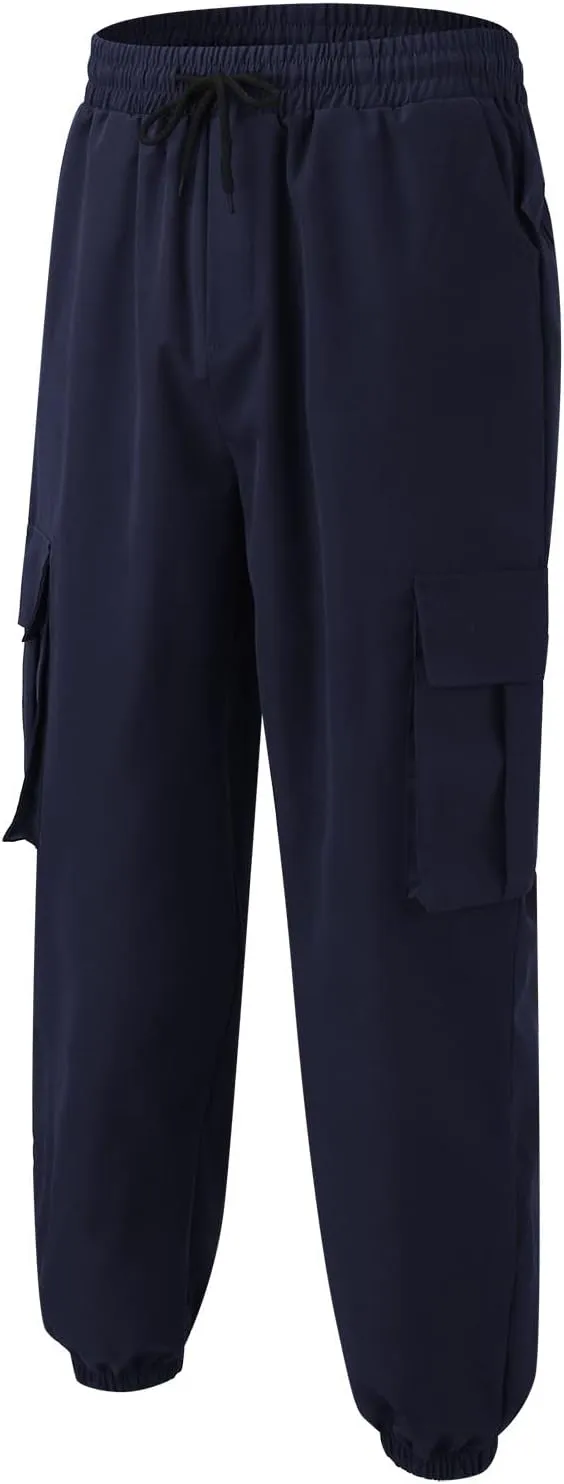 Cargo Sweatpants for Men Mens Lounge Pants Trousers Baggy Jogger Cargo Pants for Men Men's Relaxed Straight-Fit Cargo