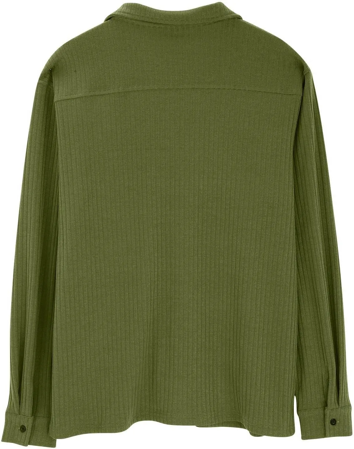 Casual Dress Shirts for Men Striped Shirts Ribbed Knit Textured Button Down Shirts Athletic Fit Long Sleeve