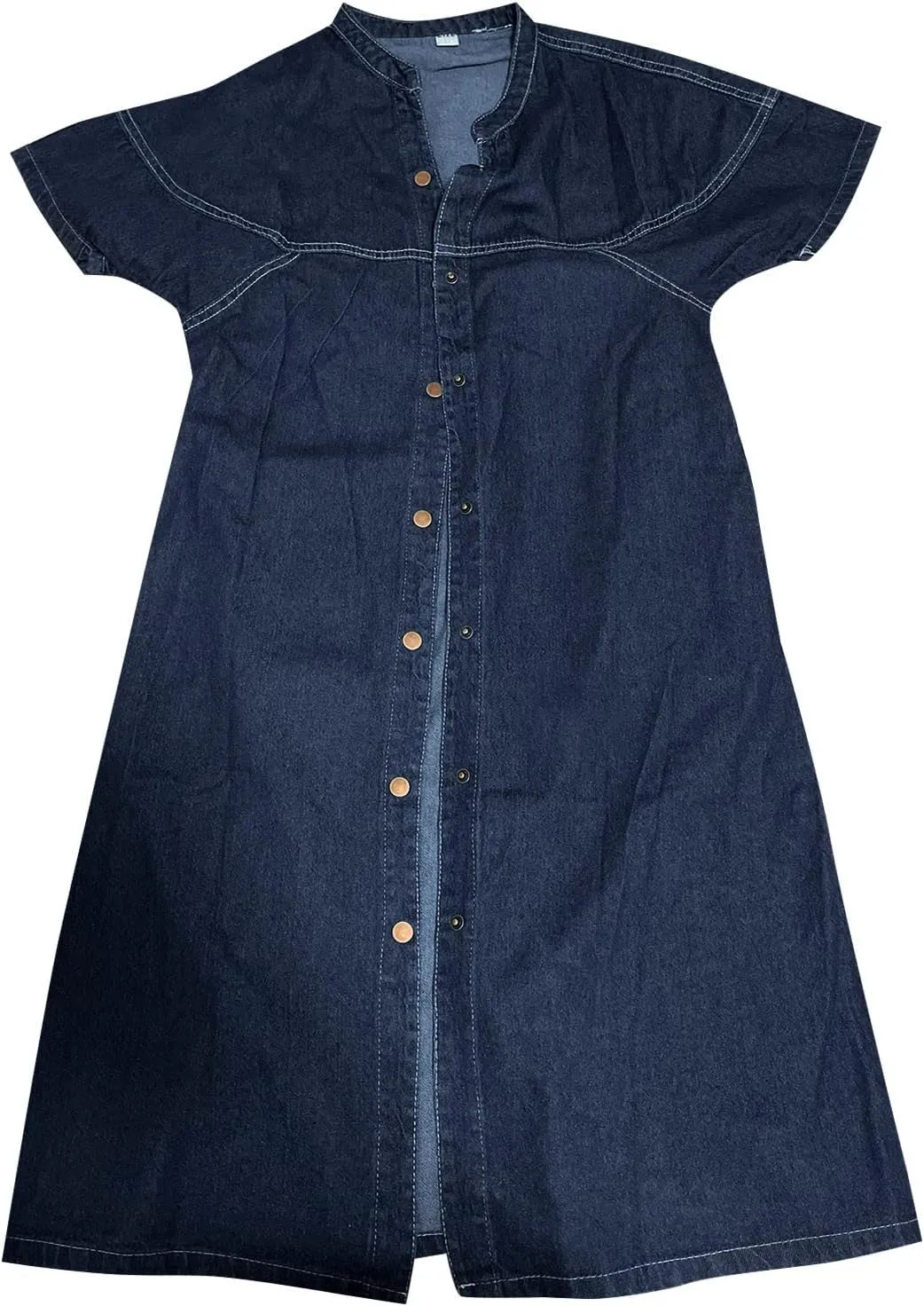 Casual Jean Skirts for Women Denim Dress with Fashion Buttons, Maxi Length, and Relaxed Fit