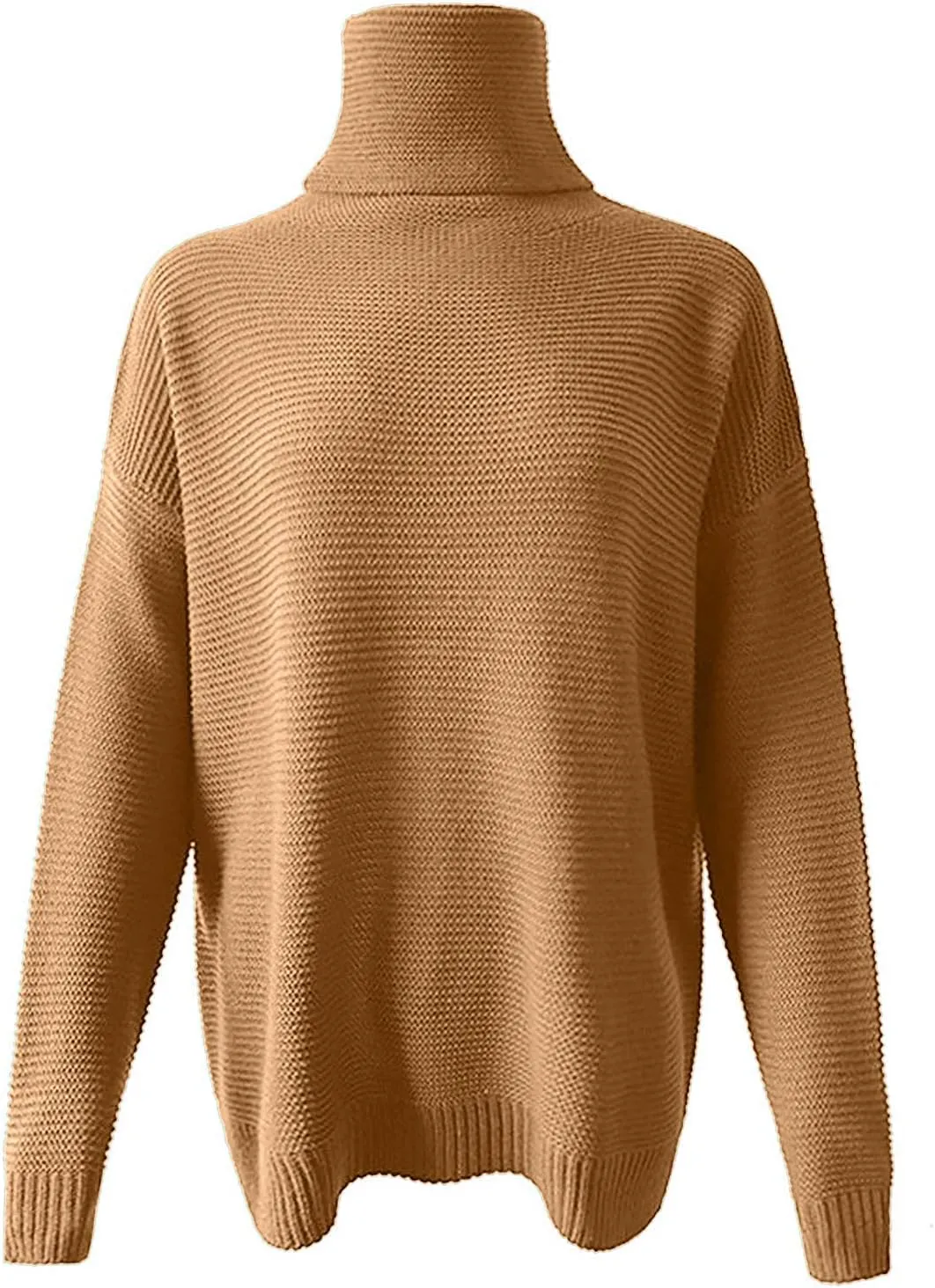 Chunky Sweaters for Women 2023 Fall Winter Oversized Sweaters Soft Warm Knitted Sweaters Slouchy Turtleneck Sweaters