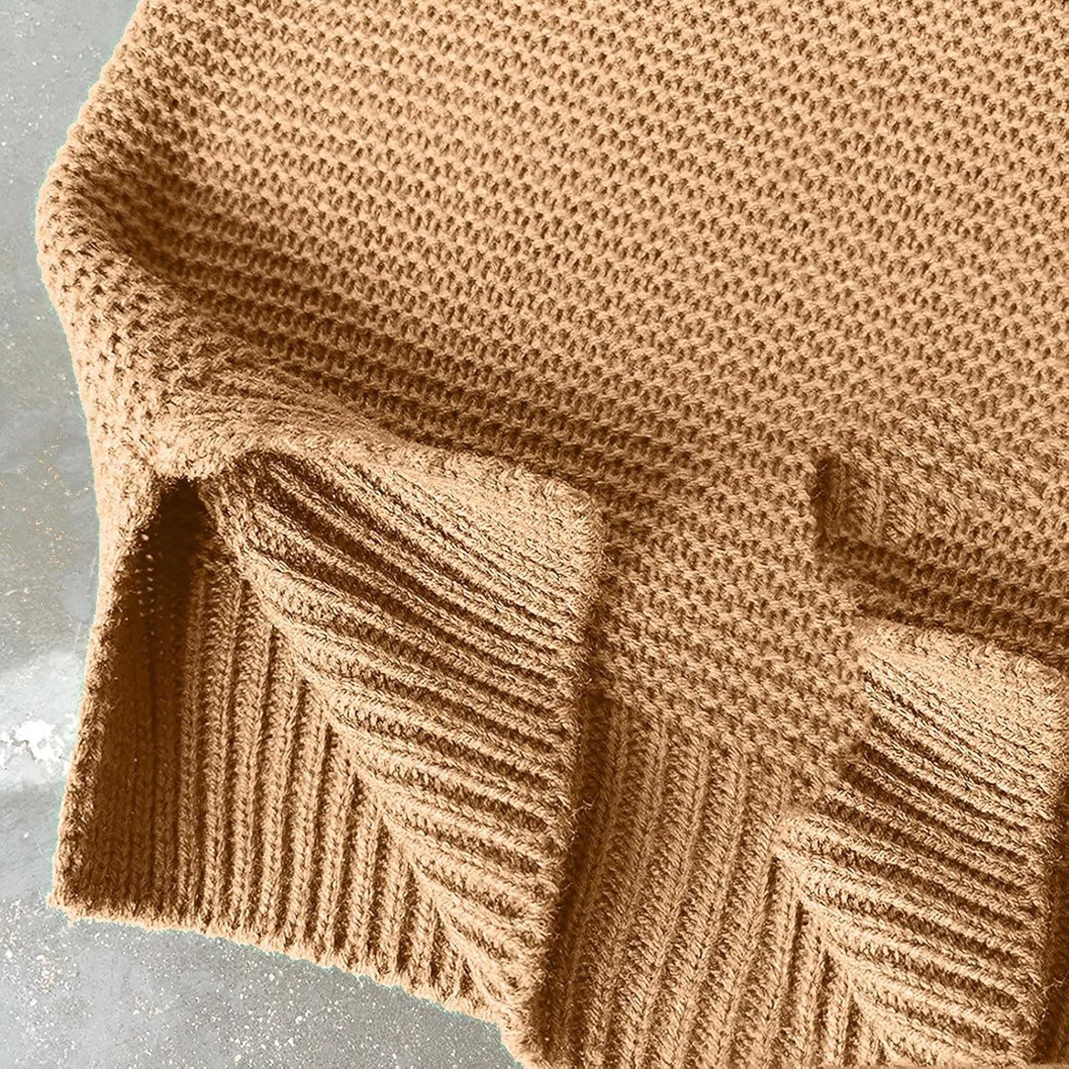 Chunky Sweaters for Women 2023 Fall Winter Oversized Sweaters Soft Warm Knitted Sweaters Slouchy Turtleneck Sweaters