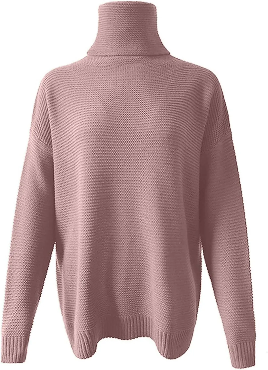 Chunky Sweaters for Women 2023 Fall Winter Oversized Sweaters Soft Warm Knitted Sweaters Slouchy Turtleneck Sweaters
