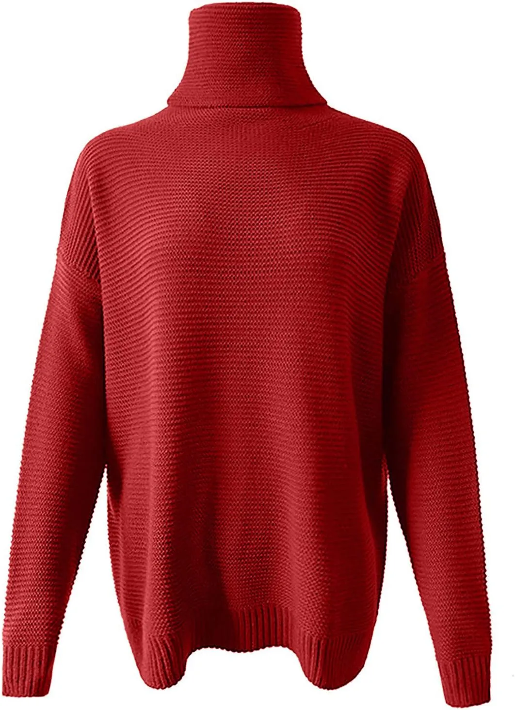 Chunky Sweaters for Women 2023 Fall Winter Oversized Sweaters Soft Warm Knitted Sweaters Slouchy Turtleneck Sweaters