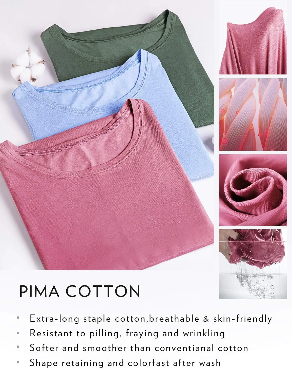 CRZ YOGA Women's Pima Cotton Workout Short Sleeve Shirts Loose Athletic Crop Tops Gym Casual Cropped T-Shirt