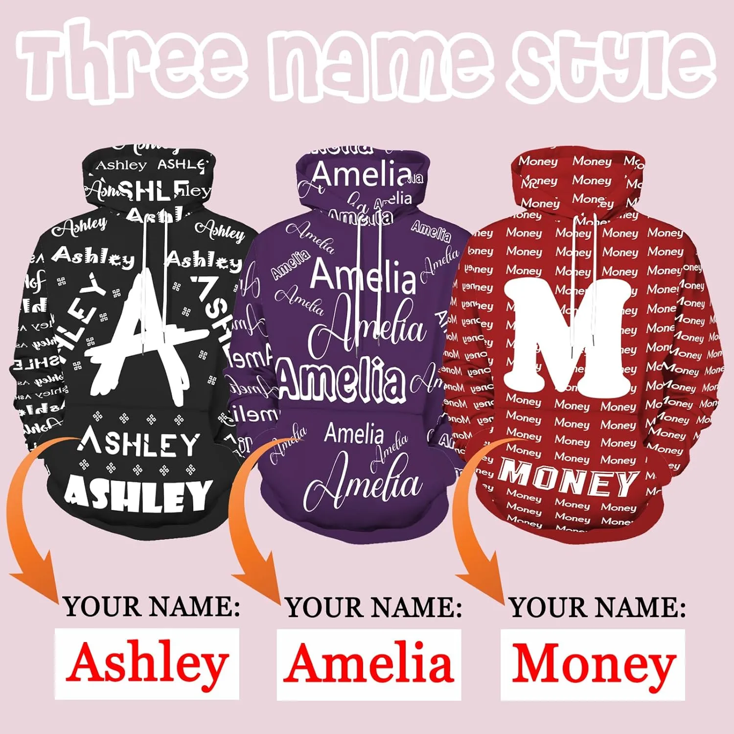Custom Hoodies Design Your Own Personalized Pullover Sweatshirts with Pocket Customized Photo Hoodies for Men Women