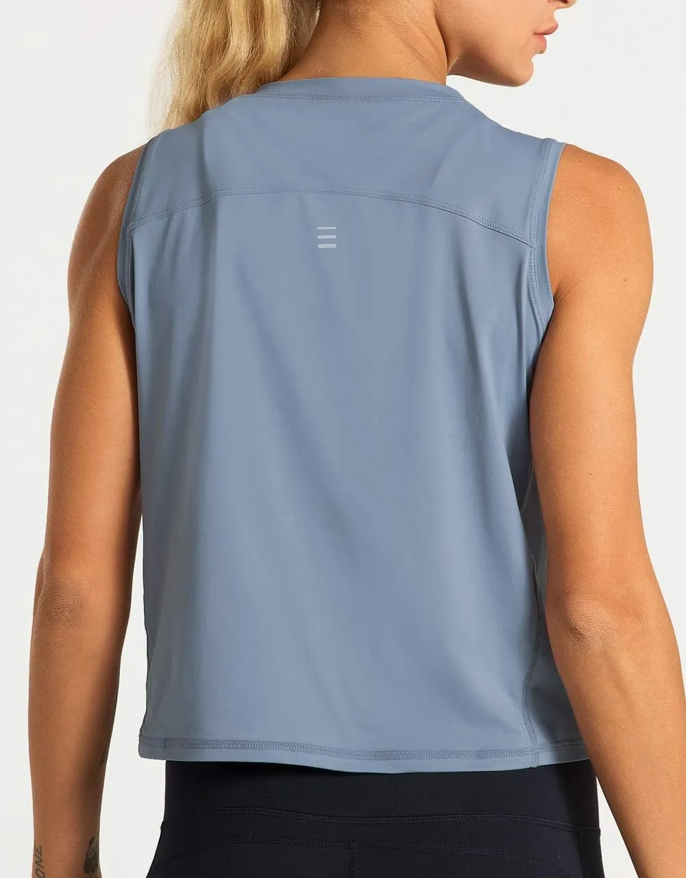 Dragon Fit Women Sleeveless Yoga Tops Workout Cool T-Shirt Running Short Tank Crop Tops