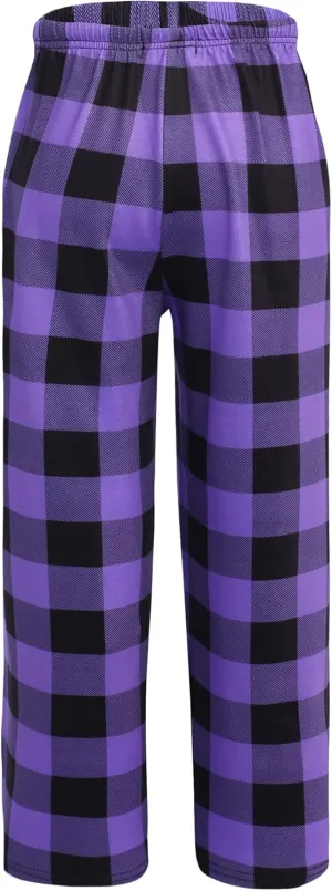 Ekouaer Boys Pajama Pants Long Sleep Soft Elastic Waist Bottoms Plaid Lounge With 2 Pockets 4-14 Years