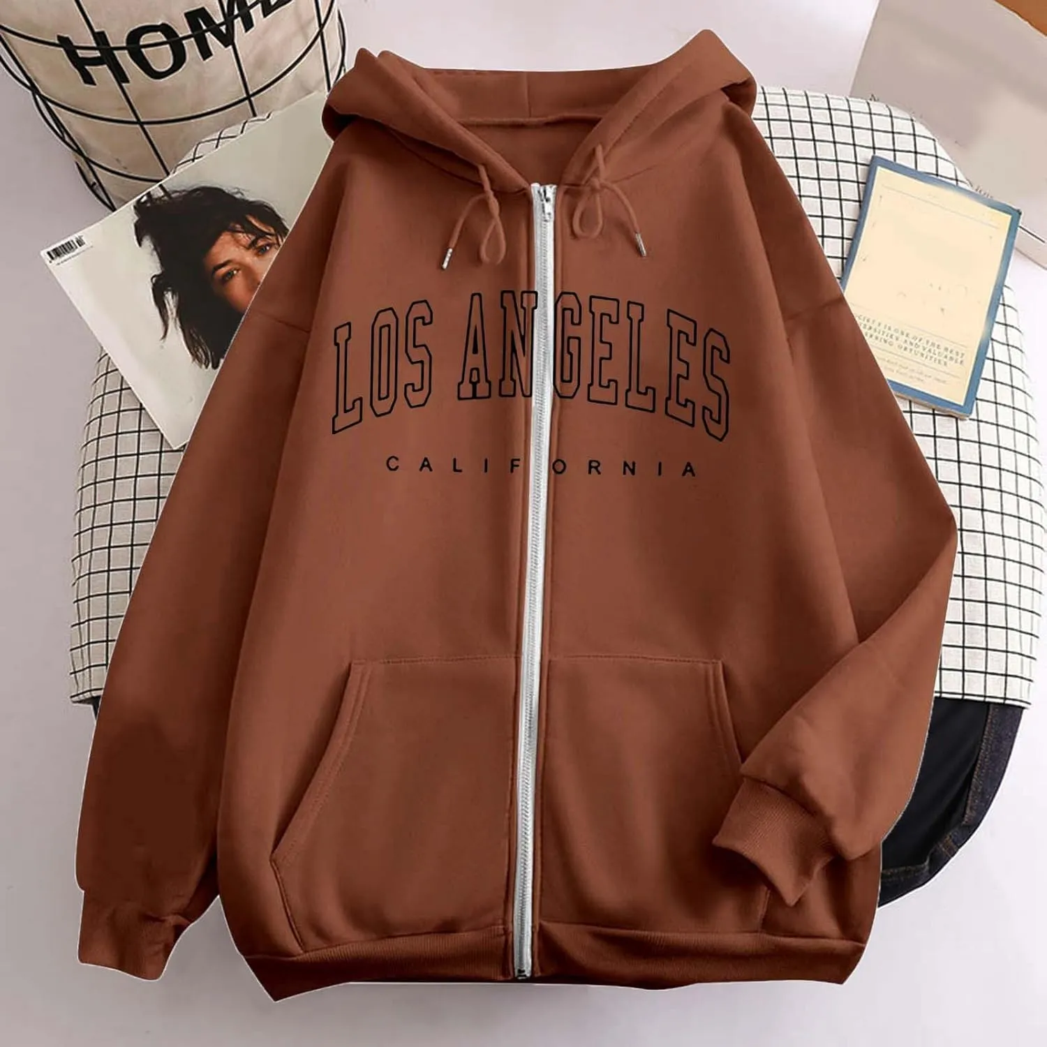 Fall Sweatshirts for Women Casual Crew Neck Long Sleeve Pullover Sweatshirts Fall Cute Cat Graphic Print Sweater Shirts