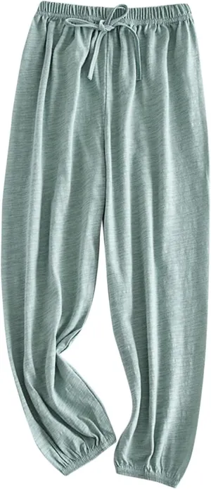 Girls Boys Casual Joggers Pants Toddler Soft Solid Elastic Waisted Baggy Long Pants Sports Dance Home Bottoms for Kids