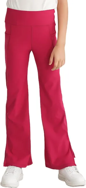 Girls Flare Legging Pants High Waist Bootcut Yoga Pants Kids Dance Bell Bottoms