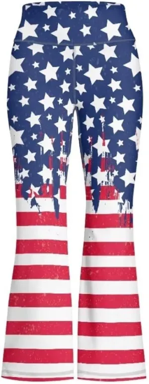 Girls Yoga Pants Size 5-14 Cute Flare Leggings for Girls Bell Bottoms
