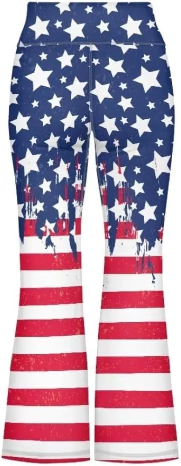 Girls Yoga Pants Size 5-14 Cute Flare Leggings for Girls Bell Bottoms
