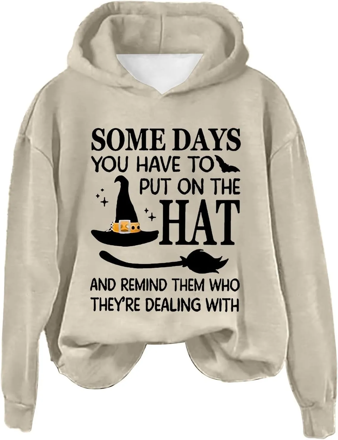 Halloween Ghost Sweatshirts for Women Women's Halloween Cute Print Hoodie Long Halloween Cute Crewneck Sweatshirts