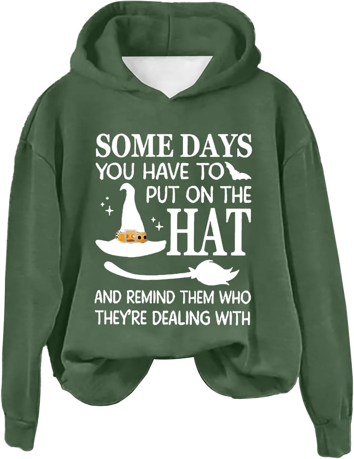 Halloween Ghost Sweatshirts for Women Women's Halloween Cute Print Hoodie Long Halloween Cute Crewneck Sweatshirts