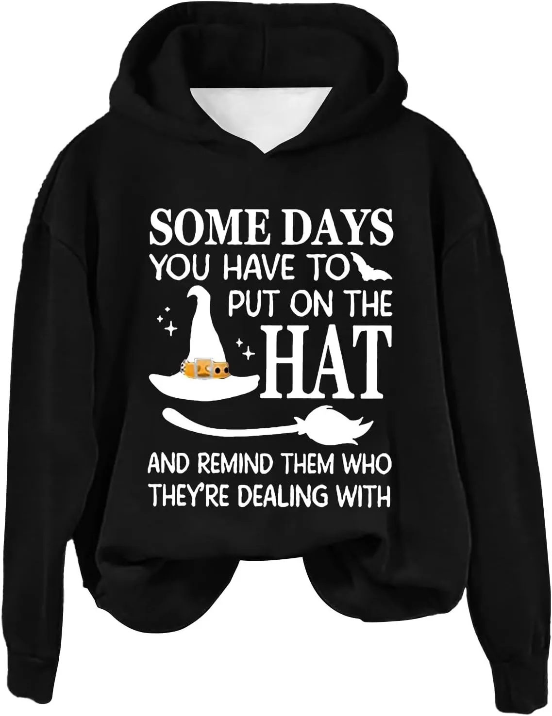 Halloween Ghost Sweatshirts for Women Women's Halloween Cute Print Hoodie Long Halloween Cute Crewneck Sweatshirts