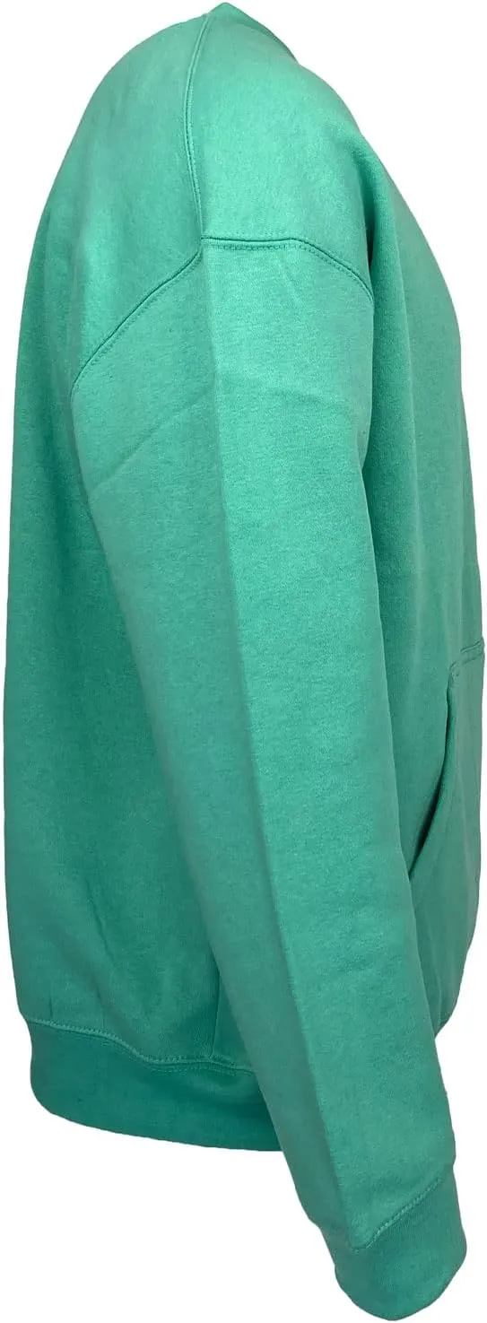 Homespun Ultra Soft 3-End Ringspun Cotton/Poly Fleece Pouch Pocket Crews