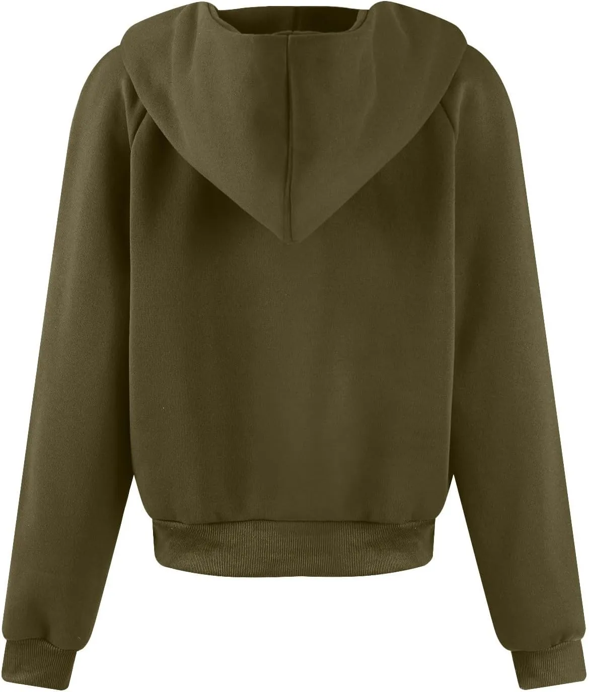 Hoodies for Women Long Sleeve Thumb Hole Sweatshirts Fleece Lined Cropped Loose Fit Hoodies Pullover with Pocket