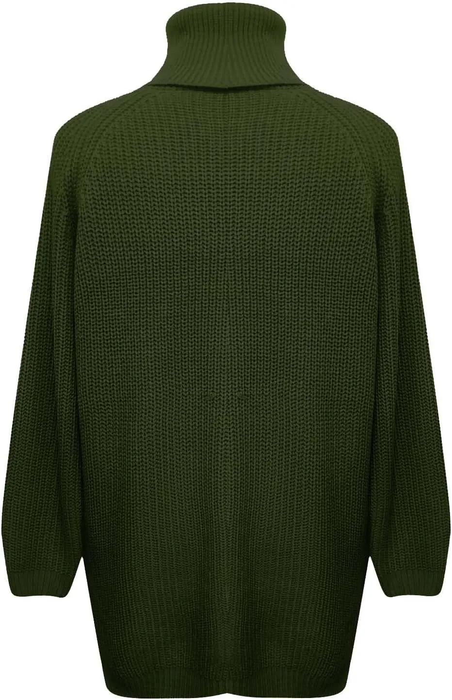 iLH Womens Turtleneck Sweaters Oversized Rib Knit Chunky Pullover Sweaters for Women Fall Winter Thermal Cozy Sweaters