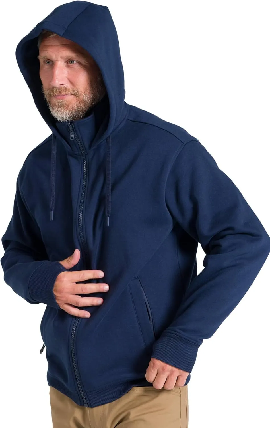 Jockey Men's Casualwear Outdoors Full Zip Hoodie