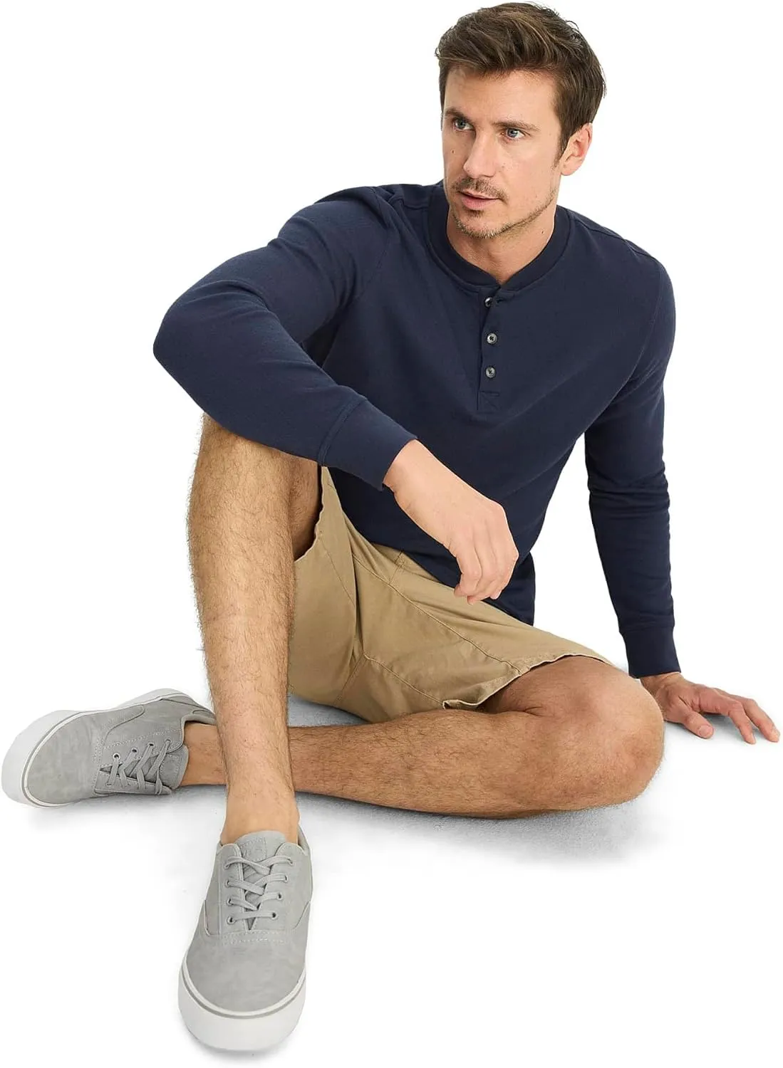 Jockey Men's Casualwear Outdoors Long Sleeve Henley