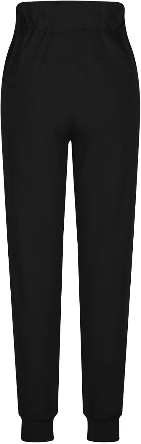 Jogger Pants for Women Lightweight Athletic Leggings Tapered Lounge Pants High Waisted Stretch Drawstring Sweatpants